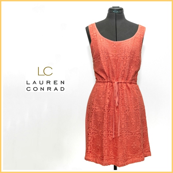 LC Lauren Conrad Dresses & Skirts - # LC Lauren Conrad Coral Sleeveless Dress Sz Lg